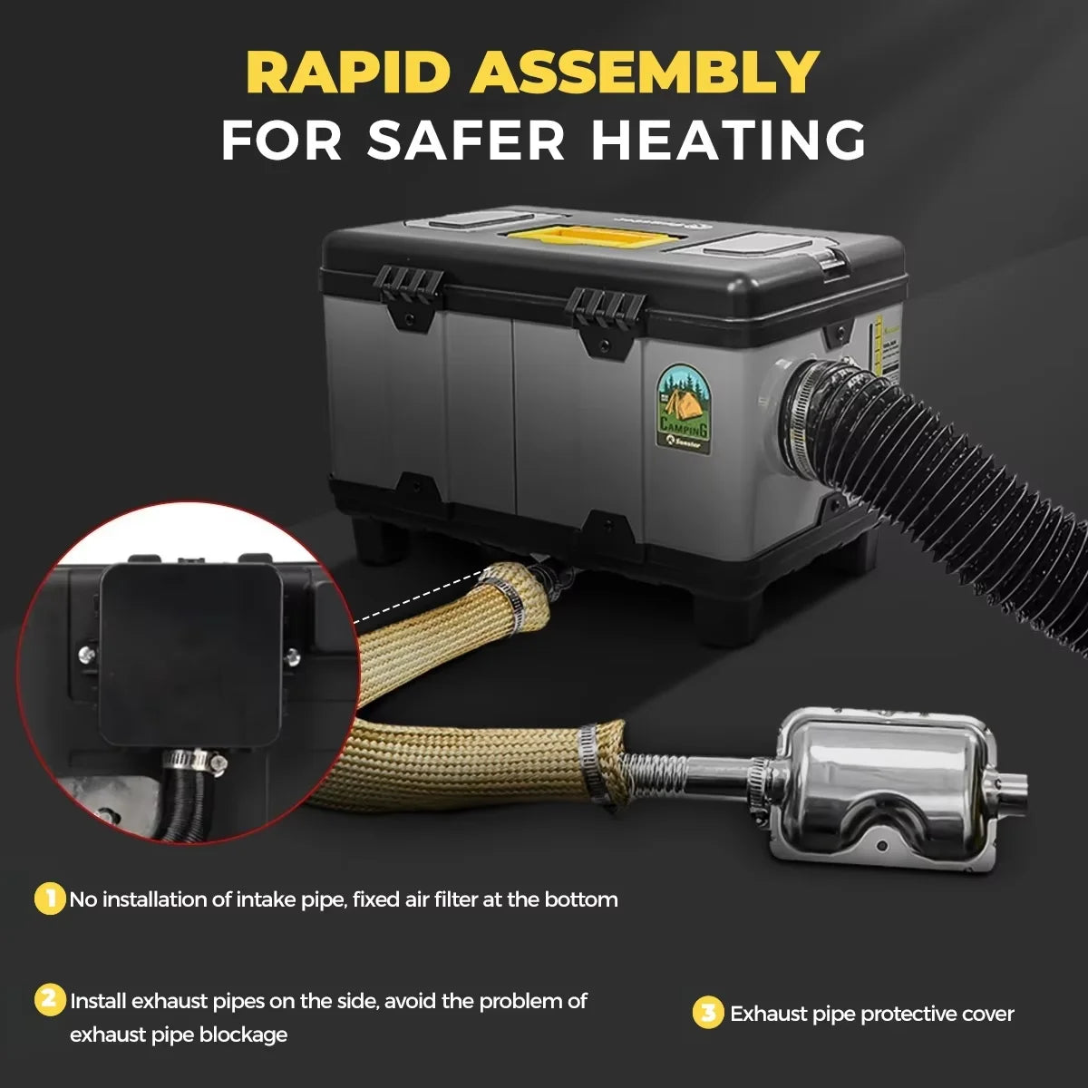 TB10pro 8KW Diesel Air heater 12V/24V/220V