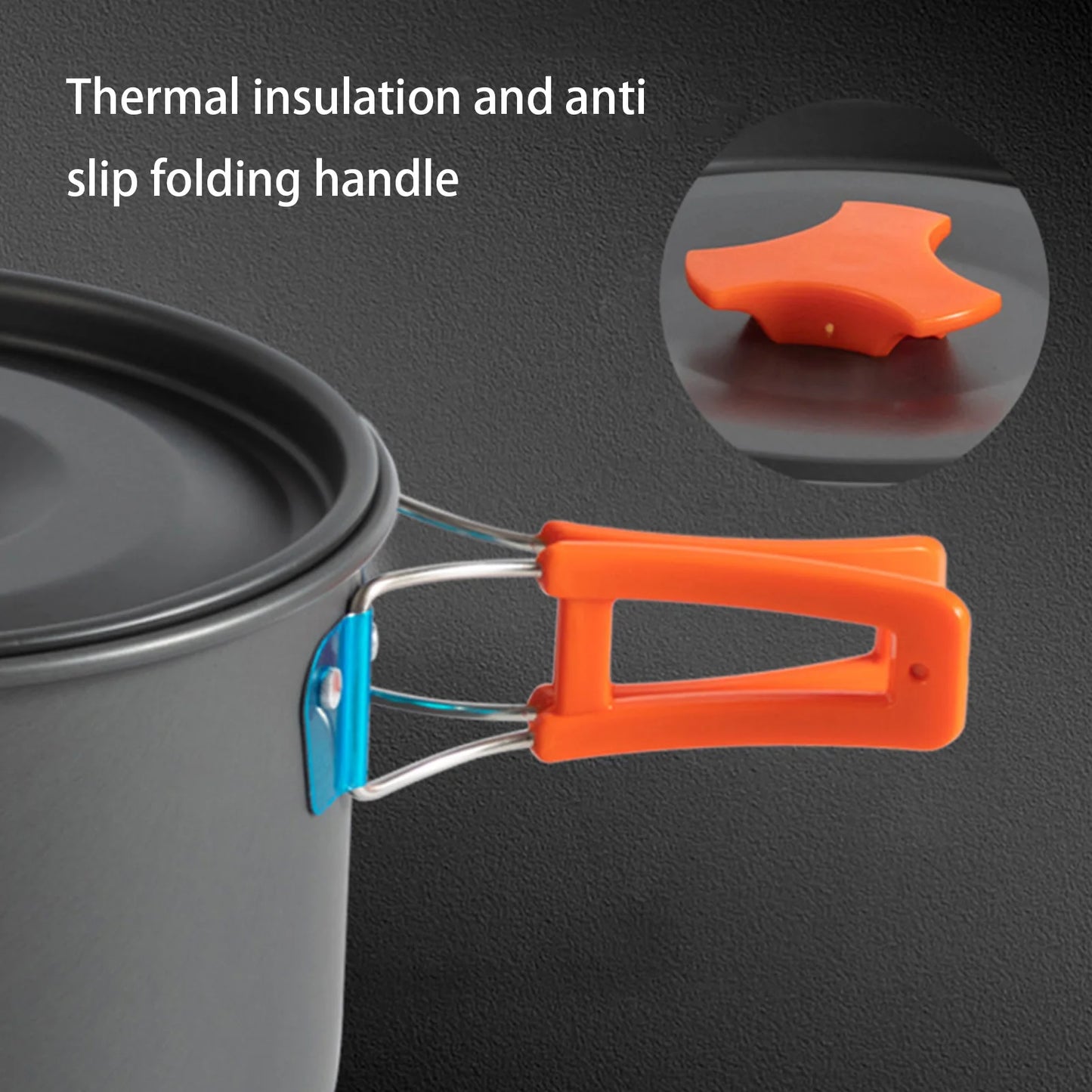 3pcs Portable Camping Cookware Set