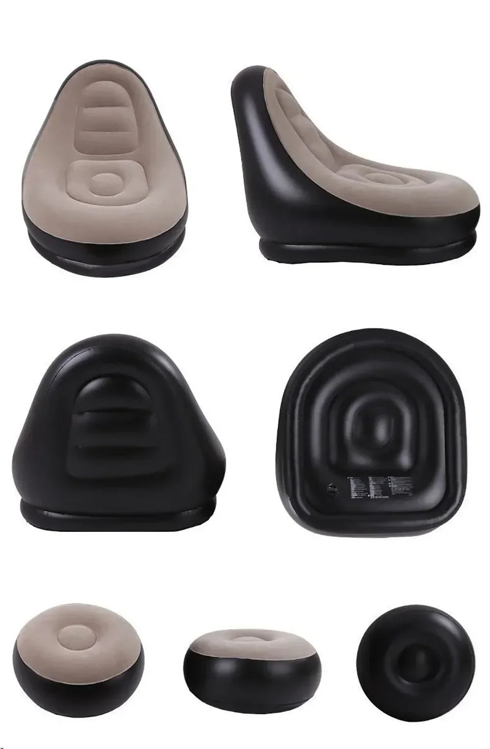 Inflatable Chair with Footstool