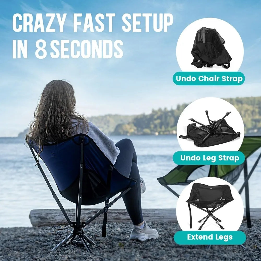 Portable Collapsible Folding Chair for Adults