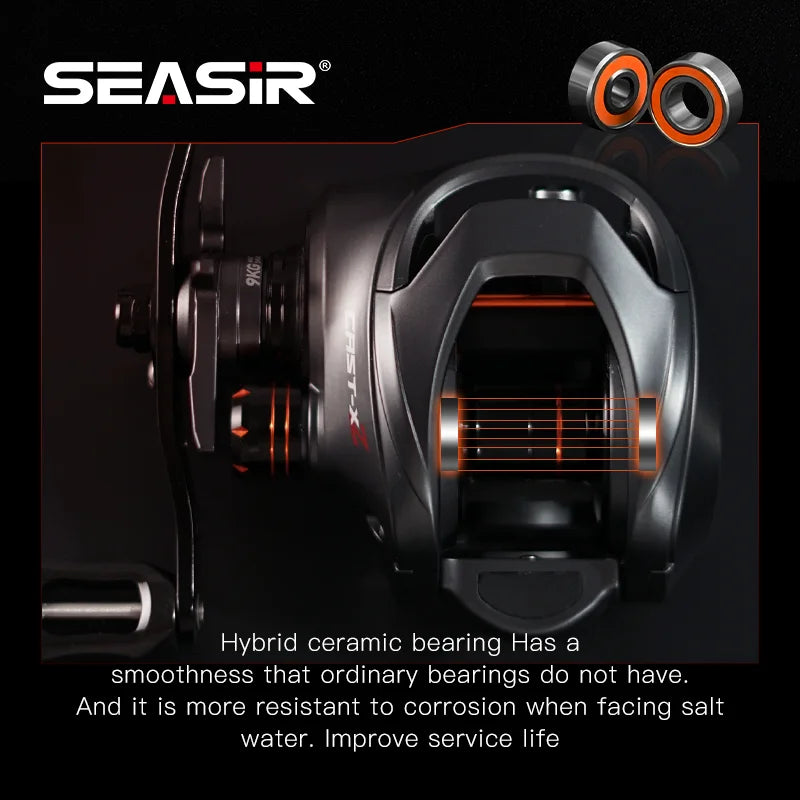 SEASIR Cast X2 Baitcasting Reel 7.3:1