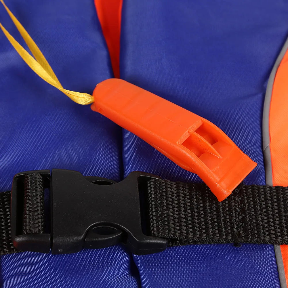 Life Jacket Wear-resistant with Whistle Reflective Strips