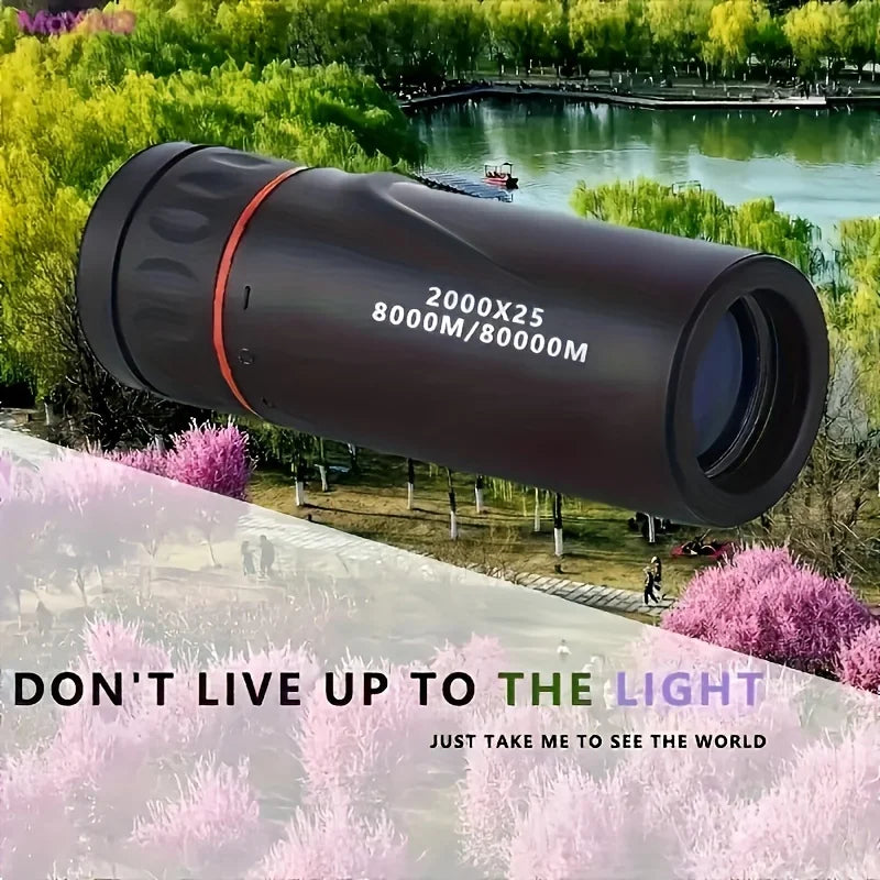 Compact Portable 2000X25 HD Monocular Telescope