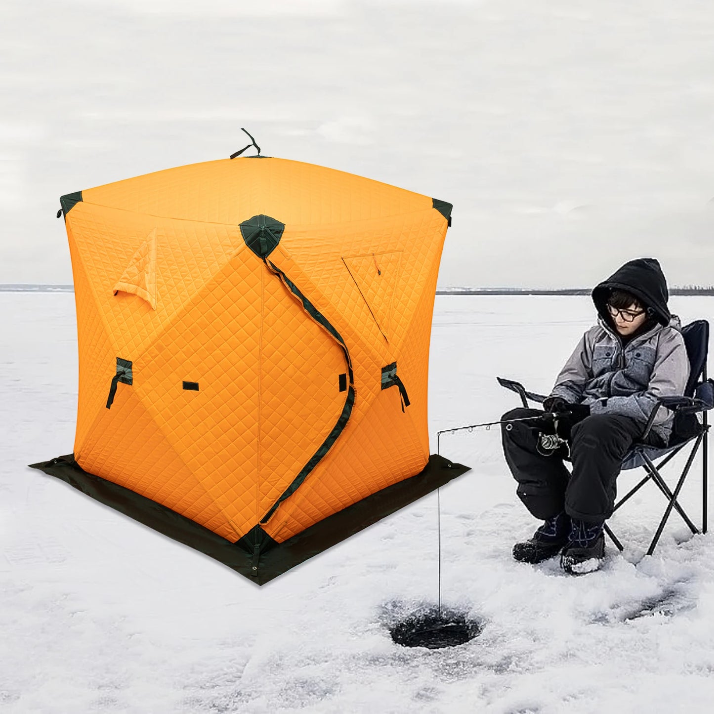 Portable Insulated Ice Fishing Tent