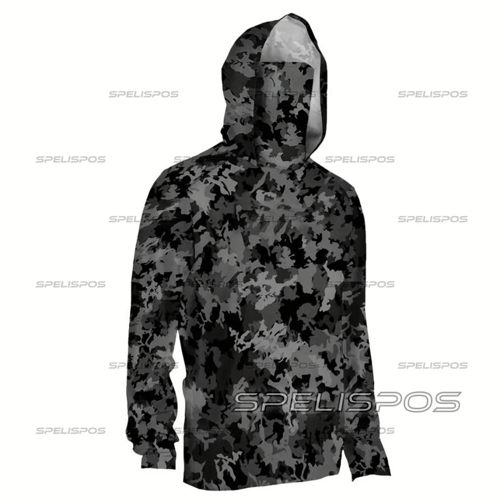Long Sleeve Sun Protection Hooded Sport Shirt