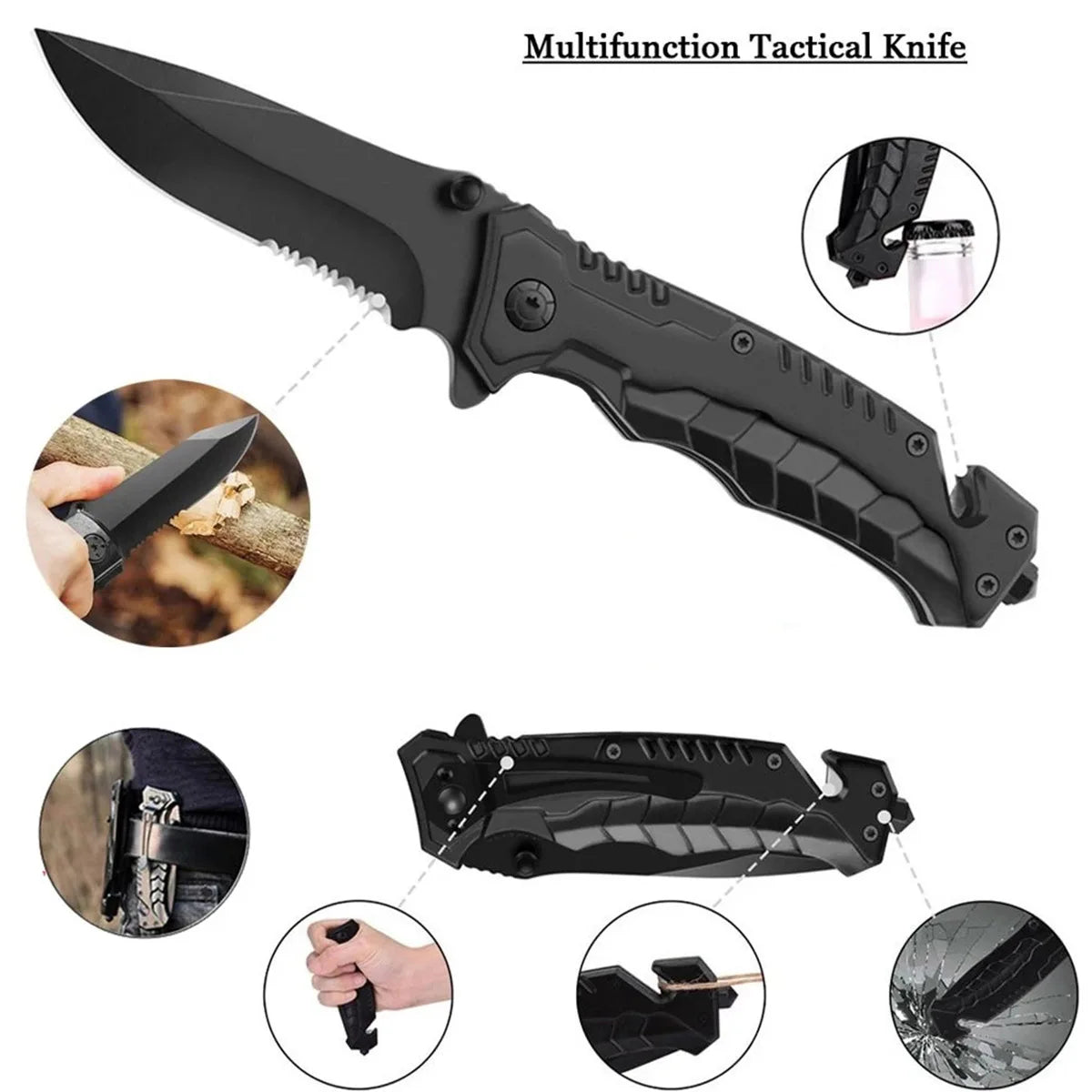 Survival Tool Set Multifunctional Self-defense Supplies and First Aid Kit