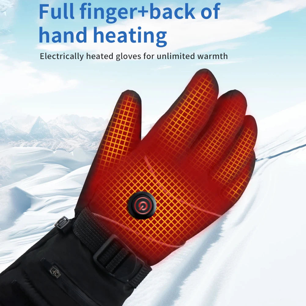 Thermal Heated Waterproof Gloves Touch Screen