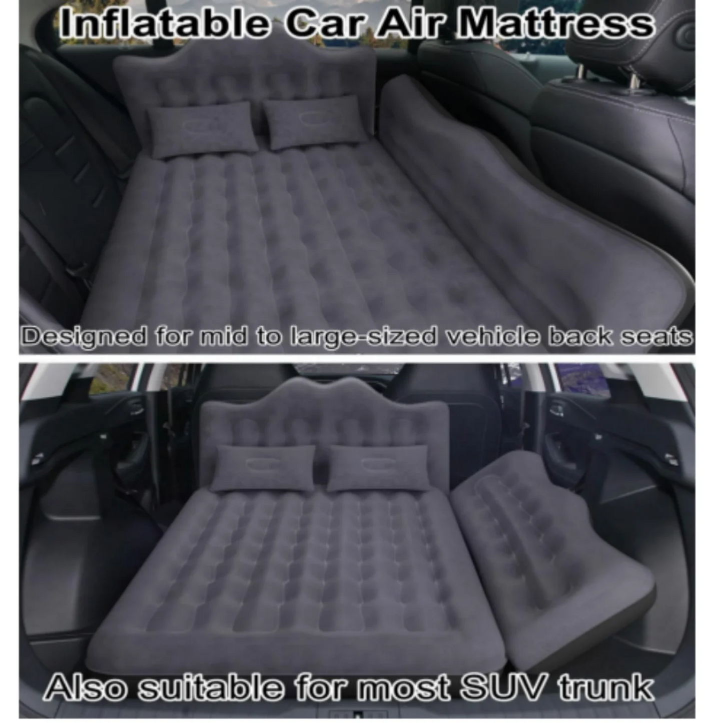 Inflatable Air Mattress for Backseat