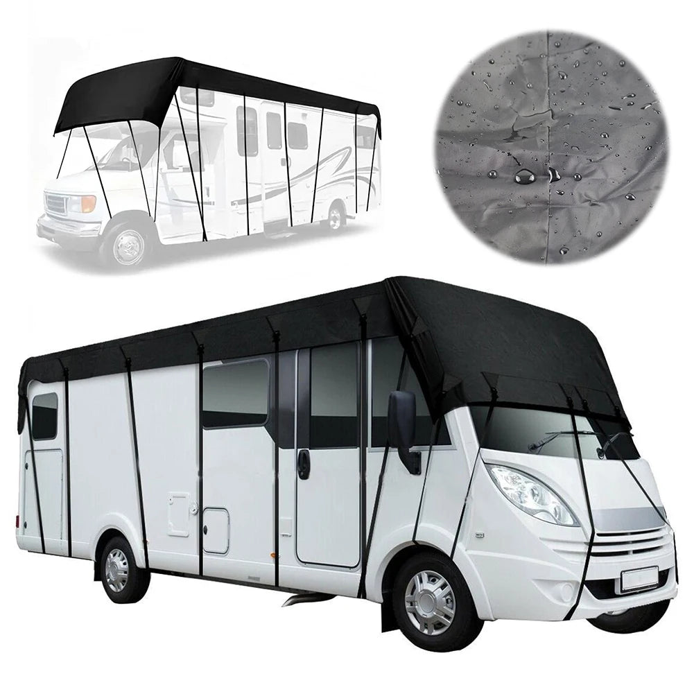 Oxford Cloth Weatherproof Large RV Roof Protector 8.5x3m All-Season