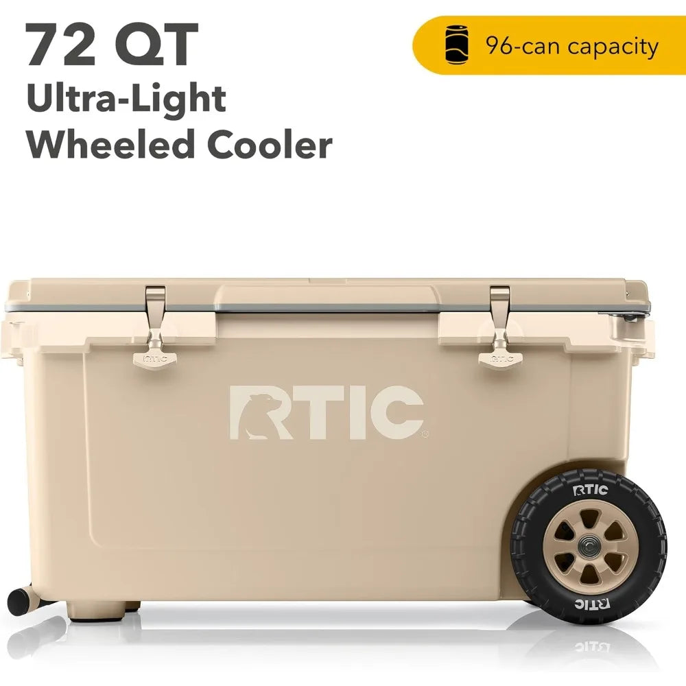 72 Quart Ultra-Light Wheeled Cooler
