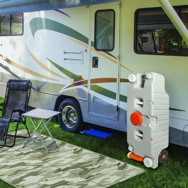 75L Portable RV Water Tank with Wheel