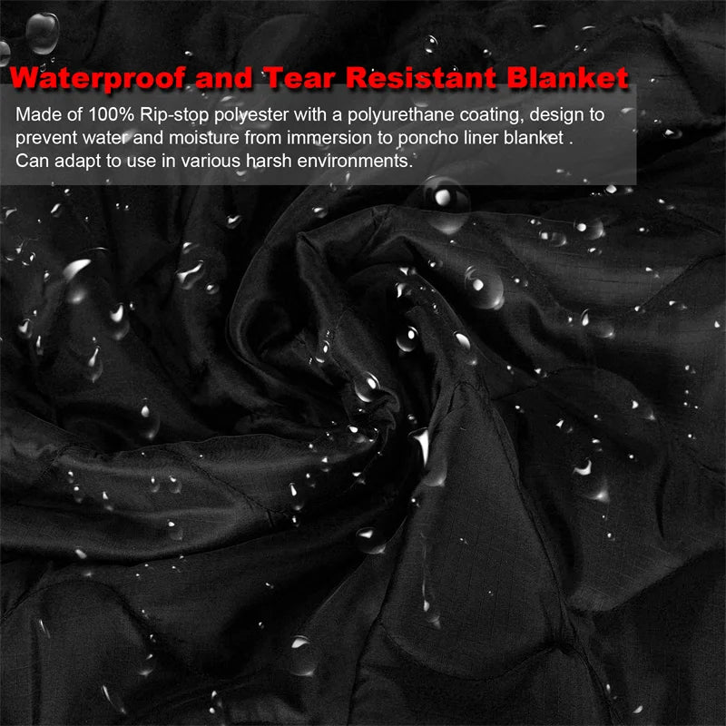 Lightweight All Weather Tactical Woobie Blanket