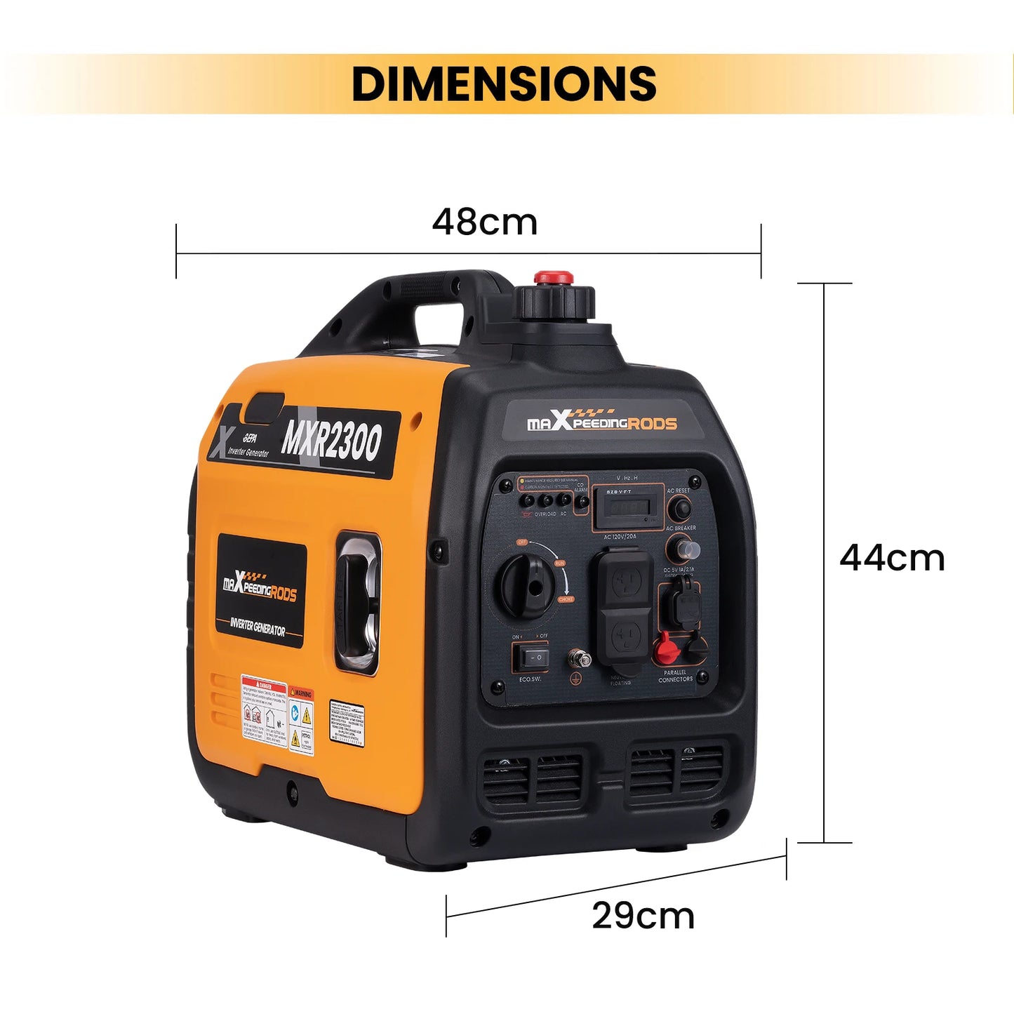 2300 Watt Generators Portable Gas Generator Inverter Quiet for Home and Camping for RV Camping
