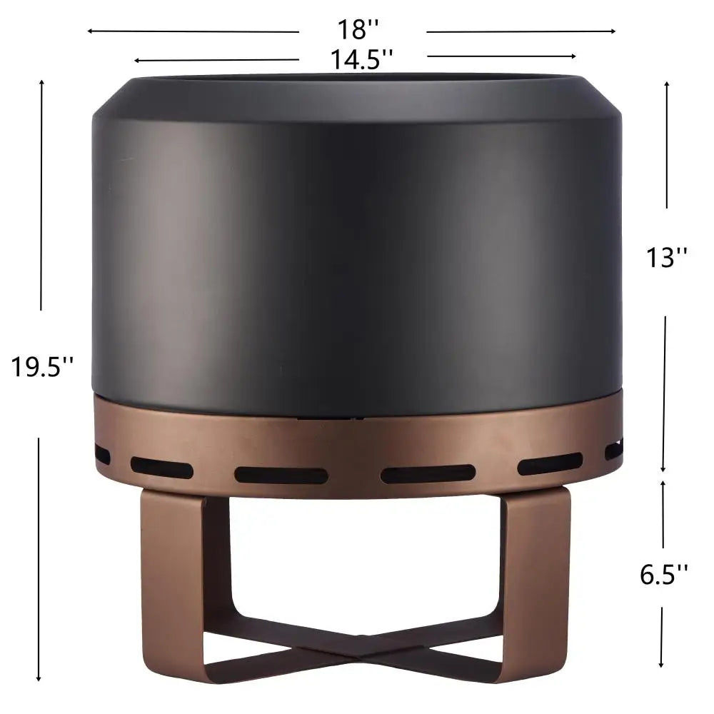 Outdoor Smokeless Fire Pit Stove 18''