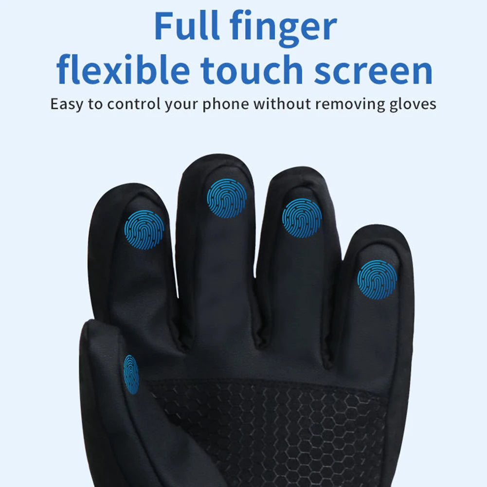 Thermal Heated Waterproof Gloves Touch Screen