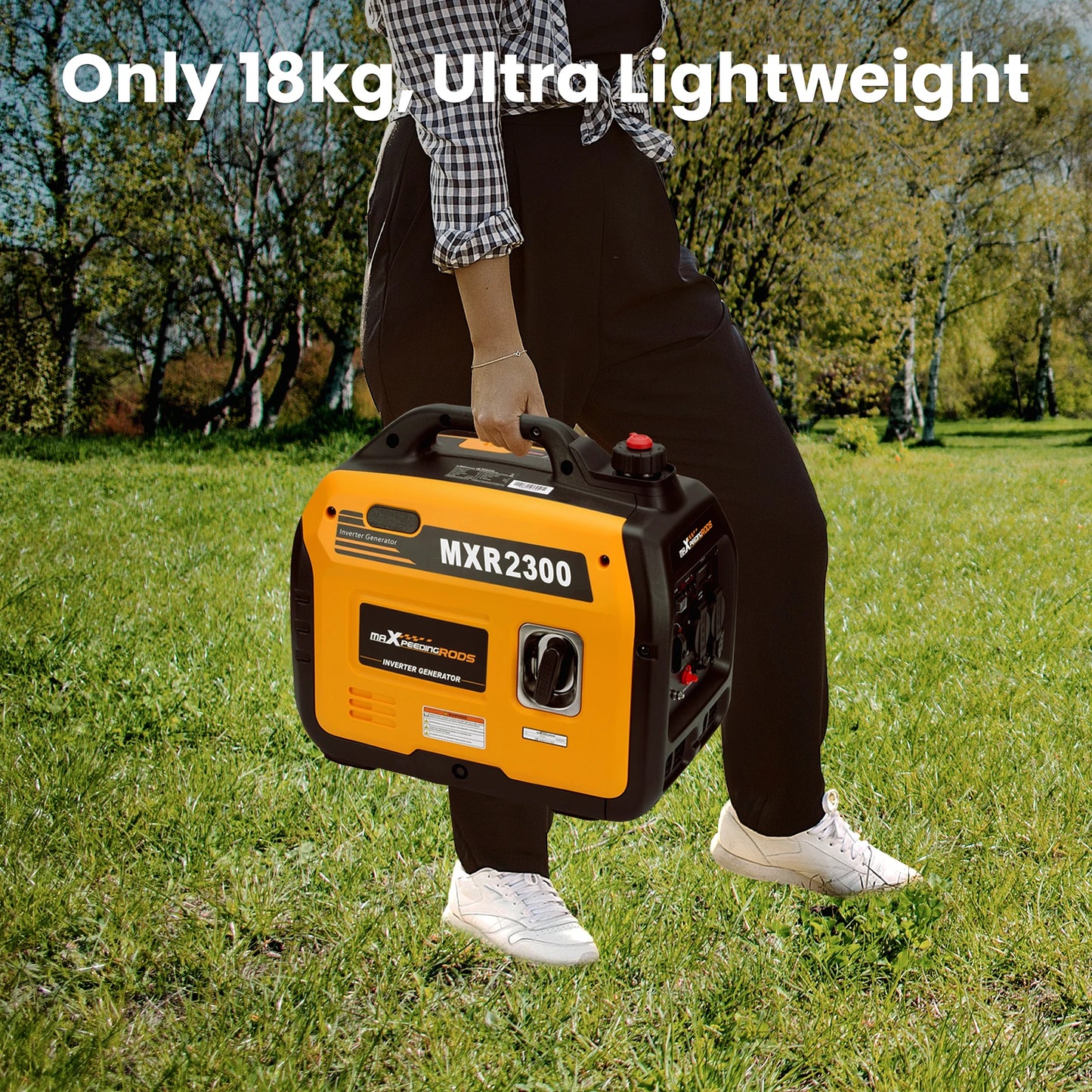 2300 Watt Generators Portable Gas Generator Inverter Quiet for Home and Camping for RV Camping