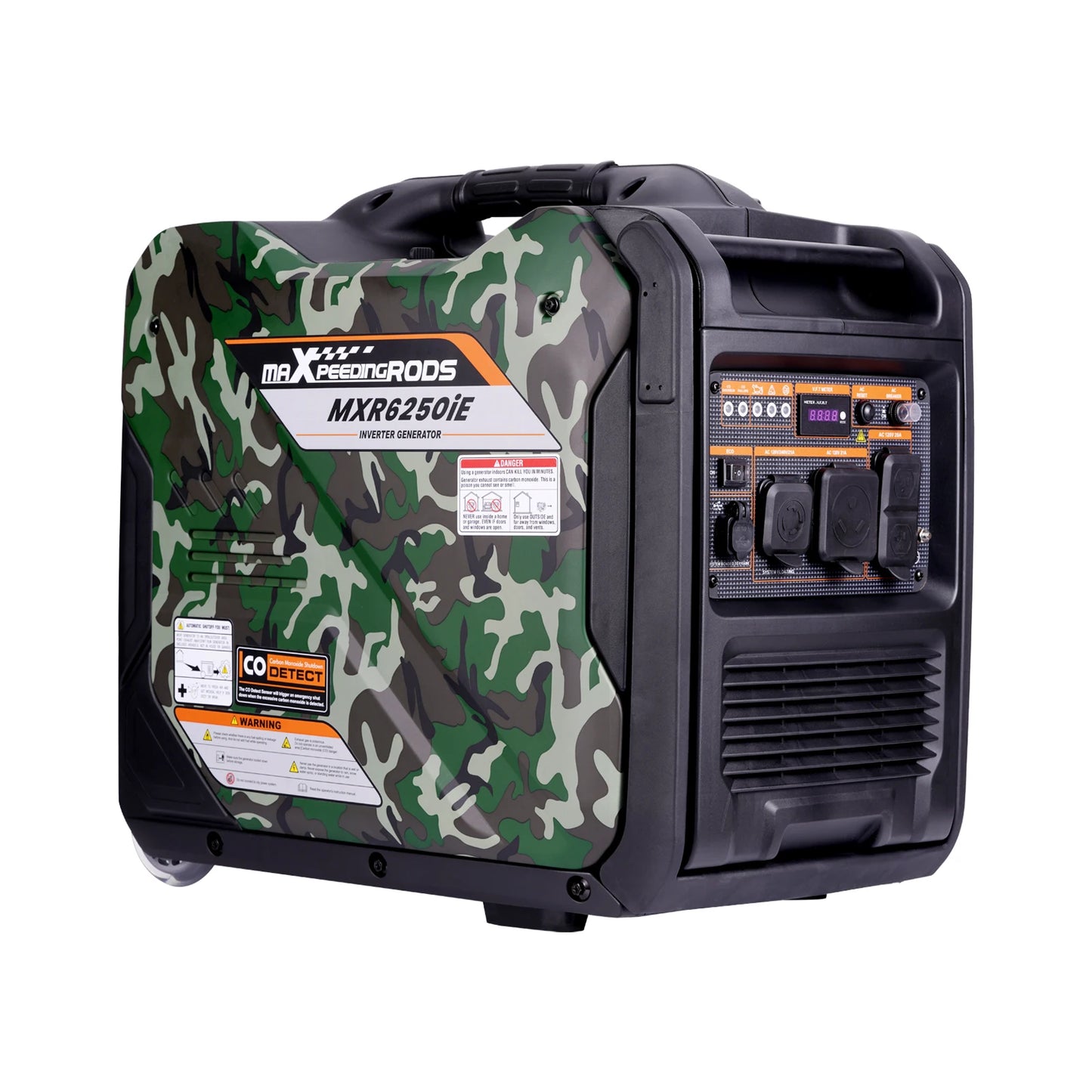 Inverter Generator 5.0KW Overload Protection AC DC USB Outlet Suitcase Generator
