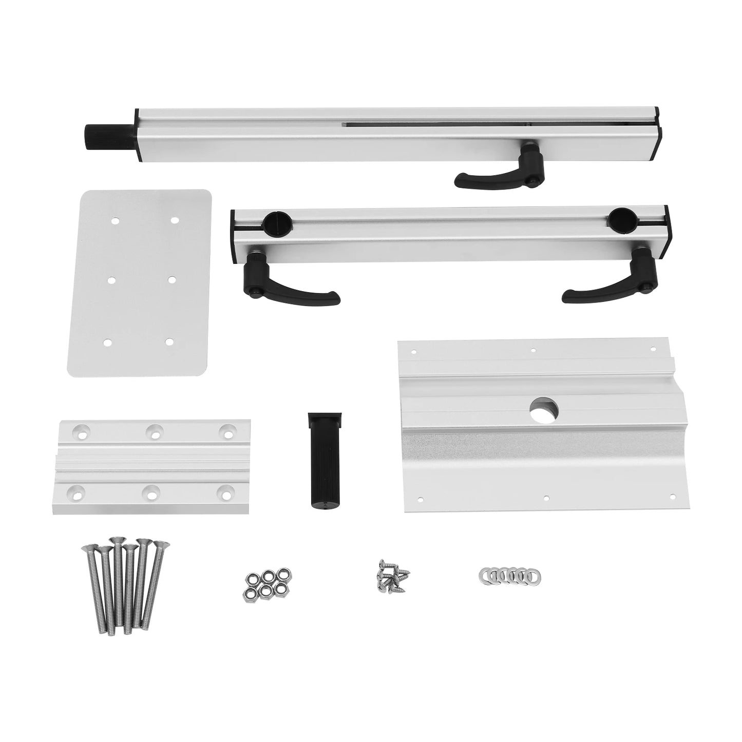 RV 360°Silver Aluminum Rotatable Table Leg Support