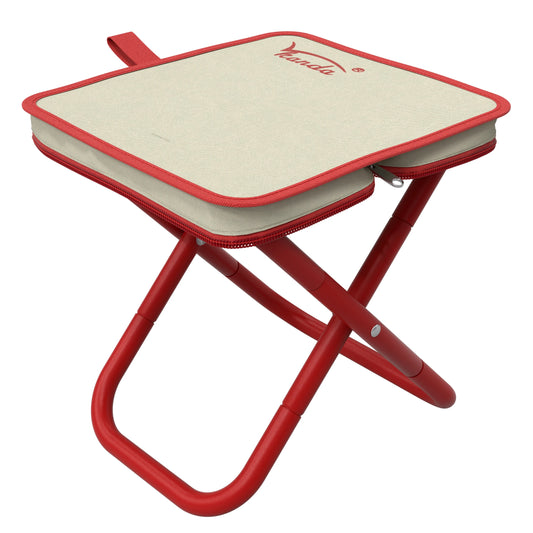 Folding Stool Camping Stool, Portable Folding Stool with Carrying Bag, 12-Inch Portable Folding Chair (1.3Lbs), Outdoor Travel