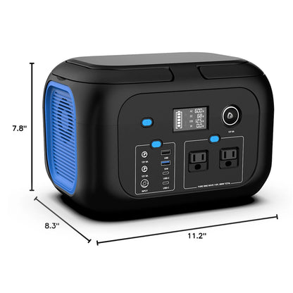 Portable Power Station, 110V AC Outlets Solar Generator