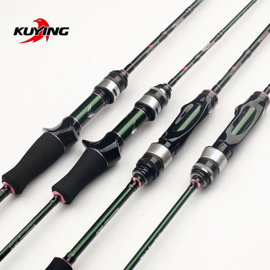 KUYING Teton Carbon Spinning Casting Fast Speed Action Fishing Rod