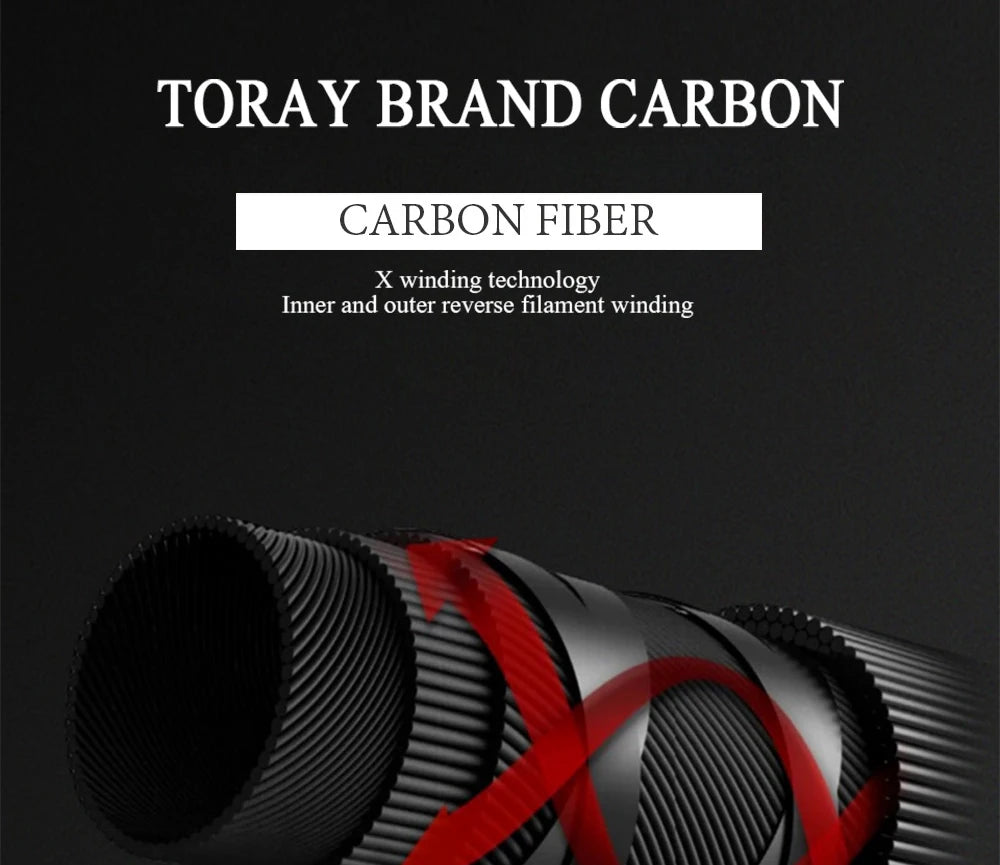 KUYING Teton Carbon Spinning Casting Fast Speed Action Fishing Rod