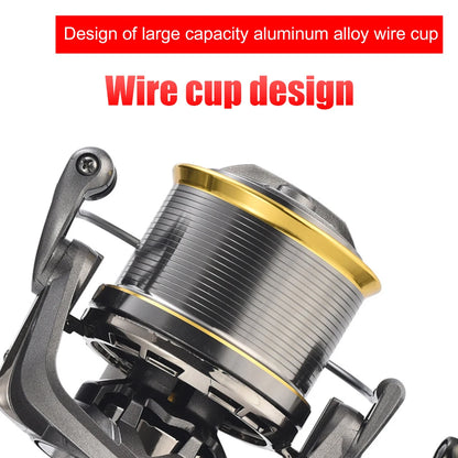 Stainless Steel Spinning Fishing Reel 17+1 Bearing Fixed Spool