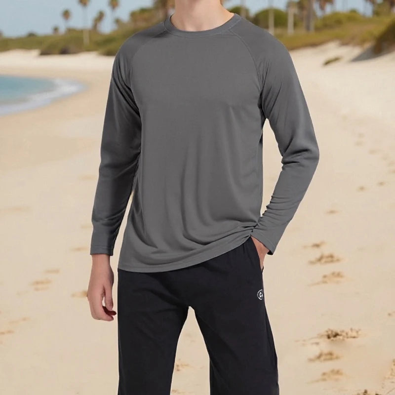 Men s Performance Long Sleeve T-shirts with UPF 50 Sun Protection