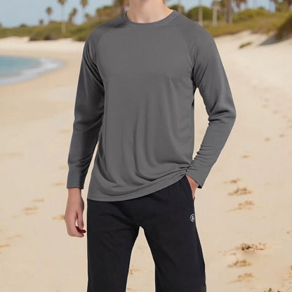 Men s Performance Long Sleeve T-shirts with UPF 50 Sun Protection