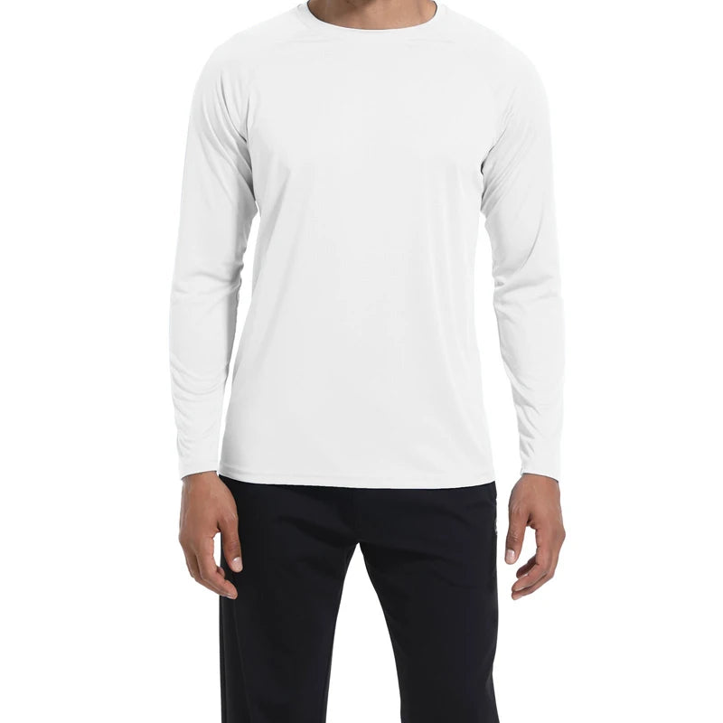 Men s Performance Long Sleeve T-shirts with UPF 50 Sun Protection