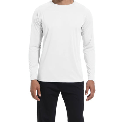 Men s Performance Long Sleeve T-shirts with UPF 50 Sun Protection