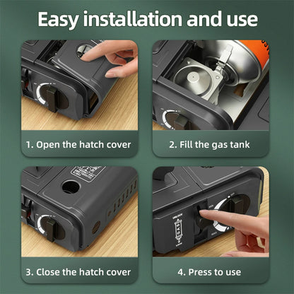 Cassette Stove Household Outdoor Portable Stove Grill