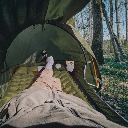 Rainfly Waterproof Flat Lay Hammock Tent with Mosquito Net