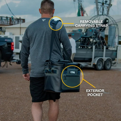 RTIC 20 Can Ultra-Tough Soft Cooler, 15 Qt, Leakproof, Waterproof Zipper