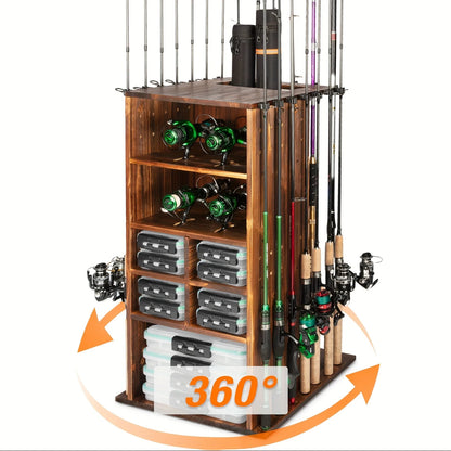 360 Degree Rotating Rod Rack Storage