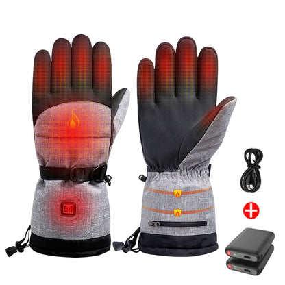 Thermal Electric Heating Gloves Anti-Slip Waterproof