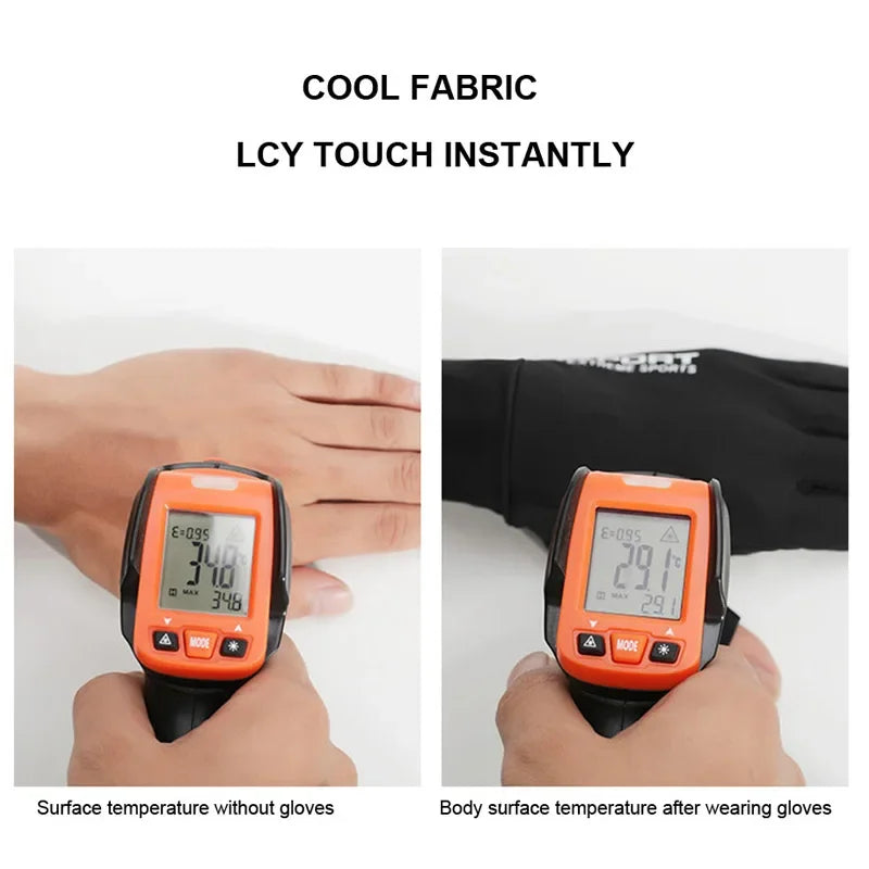 Ice Cool Anti-UV Men Women Fishing Gloves
