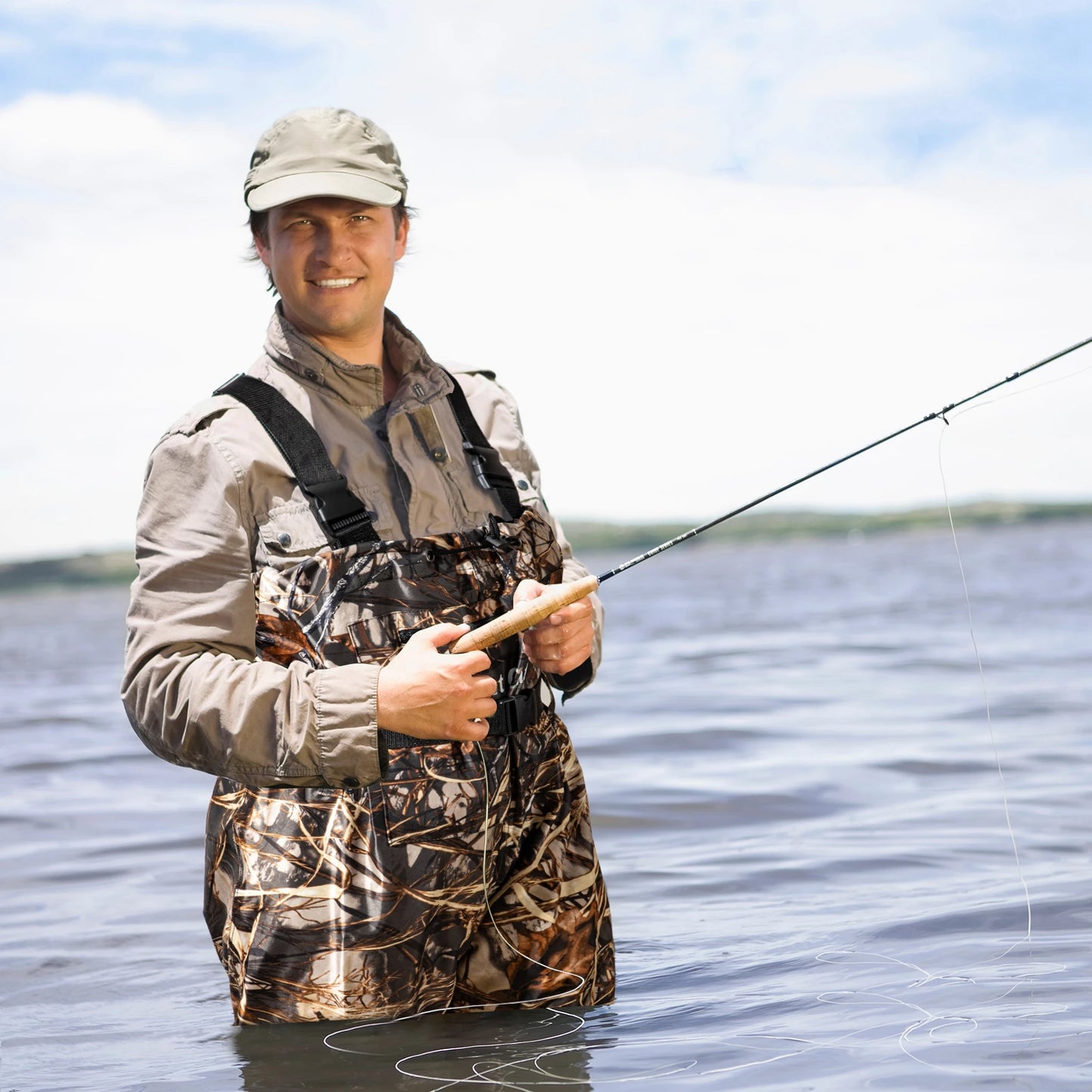 Waterproof Chest Wader Nylon & PVC