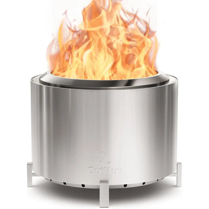 22-inch Stainless Steel Smokeless Fire Pit