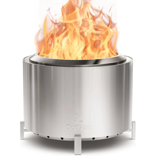 22-inch Stainless Steel Smokeless Fire Pit