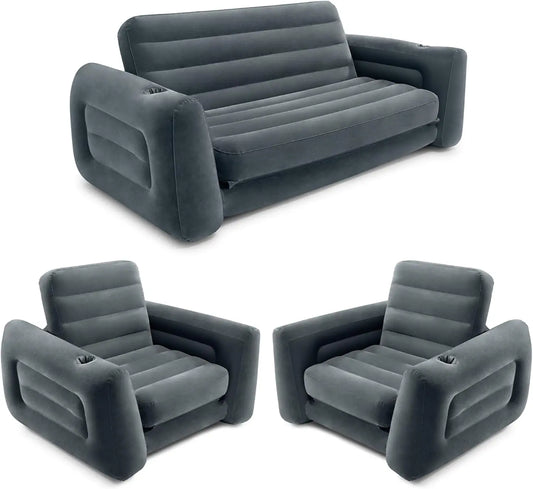 Inflatable Furniture Set with Pull Out Sofa