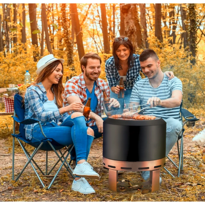 Outdoor Smokeless Fire Pit Stove 18''