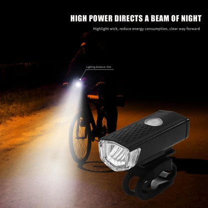 LED Bicycle Light Set Front Rear