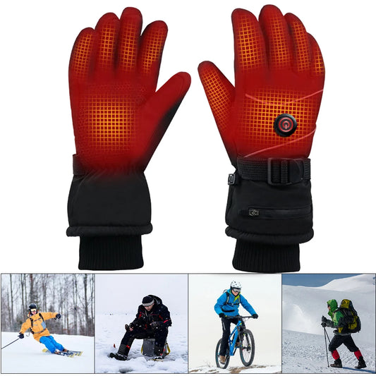 Thermal Heated Waterproof Gloves Touch Screen