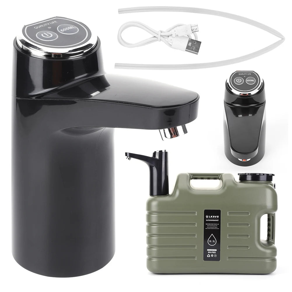 Wireless Auto Water Pump Tank USB Rechargeable