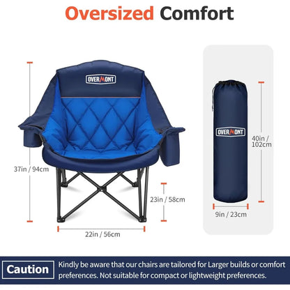Oversized XL Heavy-Duty Chair - 450lbs Support
