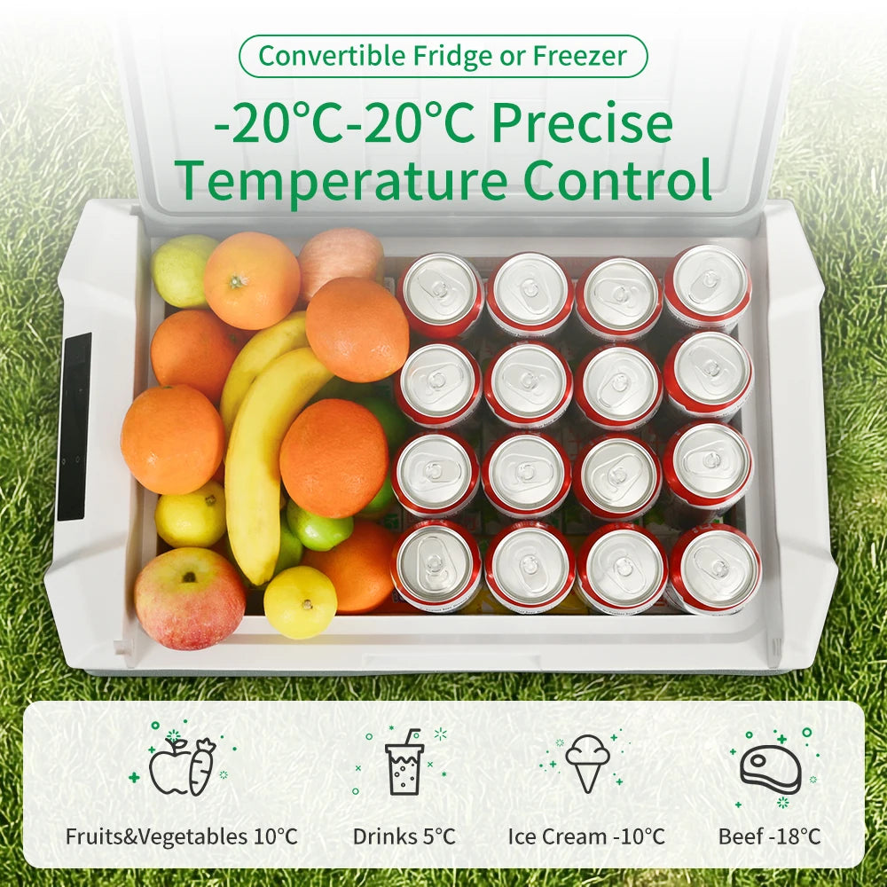 25L 35L 45L 12/24V DC 100-240V AC Portable Car Refrigerator Freezer 25L 35L 45
