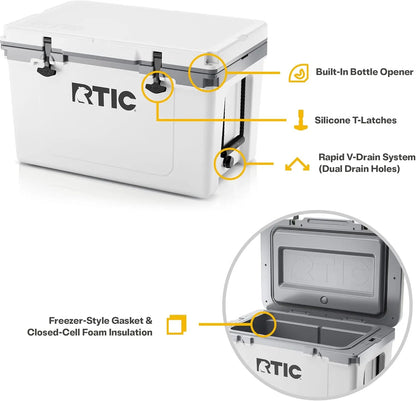 Hard Cooler Insulated Portable Ice Chest Box