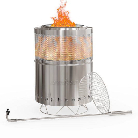 Outdoor Stainless Steel Fire Pit Stove