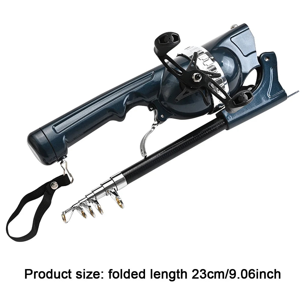 PortableTelescopic Fishing Pole with Reel